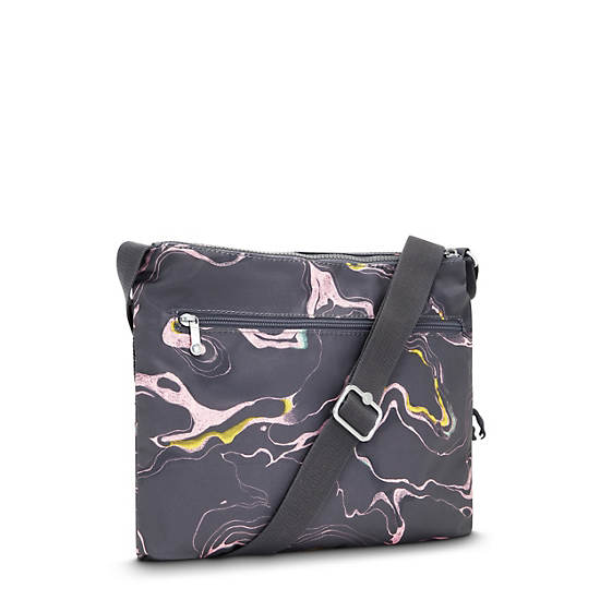 Kipling Alvar Printed Crossbodytassen Grijs Gekleurd | BE 1068CT